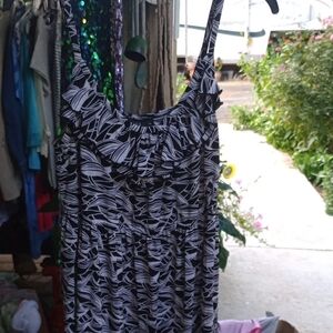 Apt. 9 Black and White Maxi Dress